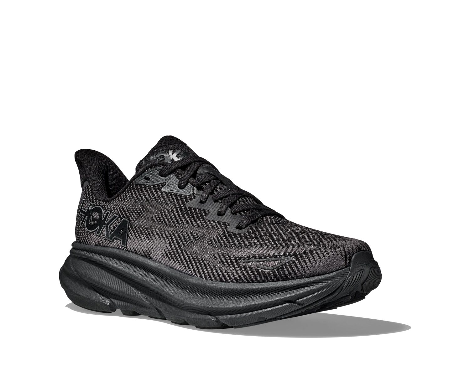 Hoka Men's Clifton 9 (BBLC - Black/Black) 5 Hoka Men's Clifton 9 (BBLC - Black/Black) - Image 3