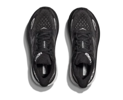 Hoka Women's Clifton 9 (BWHT - Black/White) -Chic Shoe Store 1127896 BWHT 2
