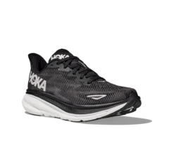 Hoka Women's Clifton 9 (BWHT - Black/White) -Chic Shoe Store 1127896 BWHT 6