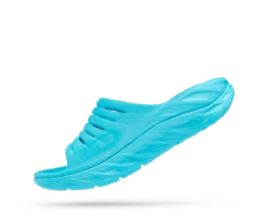 Hoka Unisex Ora Recovery Slide (SBBB - Scuba Blue/Bellwether) -Chic Shoe Store 1134527 SBBB 4