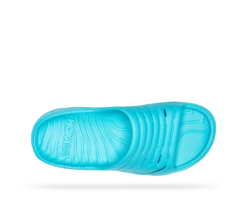 Hoka Unisex Ora Recovery Slide (SBBB - Scuba Blue/Bellwether) -Chic Shoe Store 1134527 SBBB 5