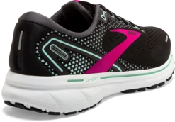 BROOKS Women's Ghost 14 (013 - Black/Pink/Yucca) -Chic Shoe Store 120356 013 H Ghost 14