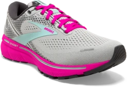 BROOKS Women's Ghost 14 (024 - Oyster/Yucca/Pink) -Chic Shoe Store 120356 024 A Ghost 14