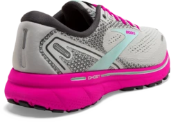 BROOKS Women's Ghost 14 (024 - Oyster/Yucca/Pink) -Chic Shoe Store 120356 024 H Ghost 14