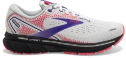 BROOKS Women's Ghost 14 (192 - White/Purple/Coral)