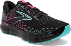 BROOKS Women’s Glycerin 20 (005 - Black/Blue Light/Pink) -Chic Shoe Store 120369 005 A Glycerin 20