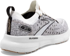 BROOKS Women's Glycerin 20 Stealthfit (163 - White/Black/Cream) -Chic Shoe Store 120372 163 H Glycerin StealthFit 20