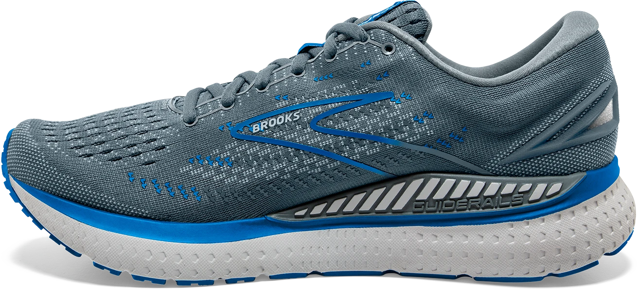 BROOKS Men's Glycerin GTS 19 (095 - Quarry/Grey/Dark Blue) 4 BROOKS Men's Glycerin GTS 19 (095 - Quarry/Grey/Dark Blue) - Image 2