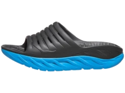 Hoka Women's Ora Recovery Slide (EDNB - Ebony/blue)