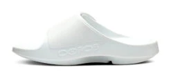 OOfos Unisex OOahh Sport Flex Slide Sandal (White) -Chic Shoe Store 530178A8 3C08 408A BDCA E2C0C801BDD5