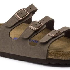Birkenstock Florida Birko-Flor Nubuck -Chic Shoe Store 53881 detail 1