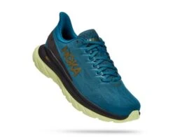 Hoka Men's Mach 4 (BCBLC - Blue Coral/Black)