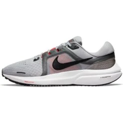 Nike Men's Air Zoom Vomero 16 (004 - Wolf Grey/Black/Iron Grey/Light Crimson)