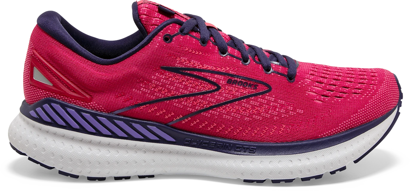 BROOKS Women's Glycerin GTS 19 (623 - Barberry/Purple/Calypso) 3 BROOKS Women's Glycerin GTS 19 (623 - Barberry/Purple/Calypso)