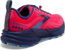 BROOKS Women's Cascadia 16 (647 - Pink/Flambe/Cobalt) -Chic Shoe Store 9DABAF76 08B5 450E 9F51 116CC44F5CD4