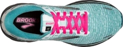 BROOKS Women's Ghost 14 (141 - White/Black/Blue Light) -Chic Shoe Store A161EC45 AA28 4AC1 A69A 5AC454BD4E47