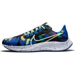 Nike Unisex Zoom Pegasus 38 A.I.R. Kelly Anna London (001 - Black/Lime Glow/Racer Blue)