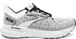 BROOKS Men’s Glycerin Stealthfit 20 (135 - White/Grey/Black)