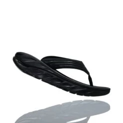 Hoka Women's Ora Recovery Flip (BDGRR - Black/Dark Grey) -Chic Shoe Store B93F9EDB A24B 4206 8805 A7D16CD28FD9