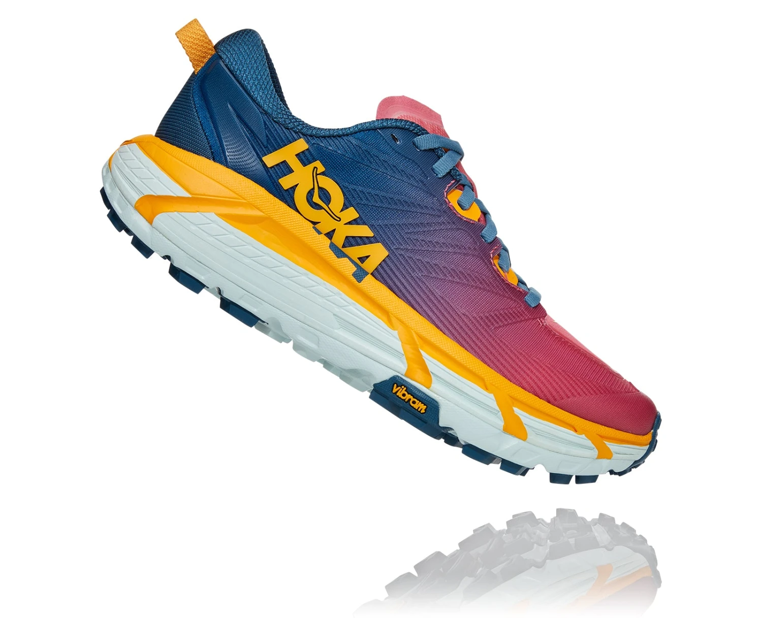 Hoka Women’s Mafate Speed 3 (MBSF - Moroccan Blue/Saffron)) 4 Hoka Women’s Mafate Speed 3 (MBSF - Moroccan Blue/Saffron)) - Image 2