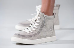 Grey Jersey BILLY Classic Lace Highs -Chic Shoe Store BK17007 050 studio 2 940x614 e0f58ed4 48b1 4712 b704 1656beeccb0a
