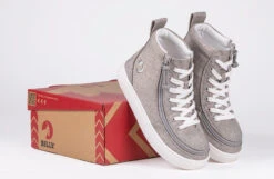 Grey Jersey BILLY Classic Lace Highs -Chic Shoe Store BK17007 050 v2 on box 2 940x614 c8f5ded1 a952 434b 8c47 998143c64f76