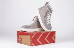 Grey Jersey BILLY Classic Lace Highs -Chic Shoe Store BK17007 050 v2 on box 3 940x614 bc0389a1 81ae 4744 aaf5 74cdf291fad6