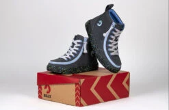 FINAL SALE - Charcoal/Blue Speckle BILLY Classic Lace High Tops -Chic Shoe Store BK22100 021 studio 3 940x614 5ce46a7a 8b55 46cb 8cfa e215cd4dd7d6