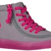 FINAL SALE - Grey/Pink BILLY Classic Lace High Tops -Chic Shoe Store BK22100 050 45 lateral 940x614 4476f78d 8da5 4f8d bbda c2945e836473