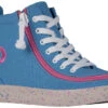 FINAL SALE - Blue/Pink Speckle BILLY Classic Lace High Tops -Chic Shoe Store BK22100 420 45 lateral 940x614 61fd800e 9328 4098 9389 559fa525be7a
