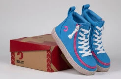 FINAL SALE - Blue/Pink Speckle BILLY Classic Lace High Tops -Chic Shoe Store BK22100 420 studio 2 940x614 759c9965 f55f 46c5 a357 4d2b002844eb