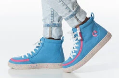 FINAL SALE - Blue/Pink Speckle BILLY Classic Lace High Tops -Chic Shoe Store BK22100 420 studio standing 1 940x614 b41261f1 1c8c 4261 b5e1 0bec554b9e05