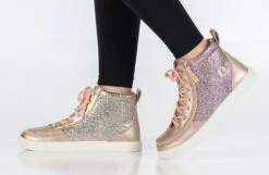 Rose Gold Unicorn BILLY Classic Lace Highs -Chic Shoe Store BK22100 680 studio standing 1 940x614 d42c911d 2f20 4ac0 b87f f1334589a1a8