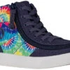 Navy Tie Dye BILLY Street High Tops -Chic Shoe Store BK22110 410 45 lateral 940x614 88f9a79e 3806 4e2d 9e80 0344741f9248