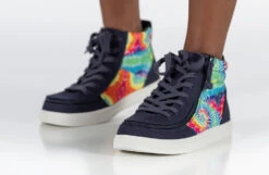 Navy Tie Dye BILLY Street High Tops -Chic Shoe Store BK22110 410 studio standing 2 940x614 3fd7c446 52e0 43c2 9604 40034bfd115d