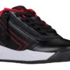 FINAL SALE - Black/Red BILLY Sport Hoop Athletic Sneakers