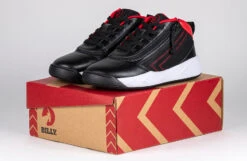 FINAL SALE - Black/Red BILLY Sport Hoop Athletic Sneakers -Chic Shoe Store BK22132 003 studio 1 940x614 c02eebcf c8f6 4afa 9d7f cdd7ec968847
