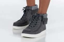 Charcoal Grey BILLY Cuffs -Chic Shoe Store BK22341 010 studio standing 2 940x614 0bd5bf95 f9d5 4cd2 bcee 1091ccee6ab0