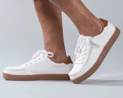 FINAL SALE - Men's White BILLY Low Sneakers -Chic Shoe Store BM20003 100 Studio1 880x704 1