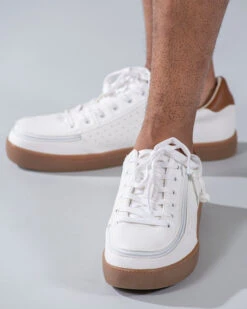 FINAL SALE - Men's White BILLY Low Sneakers -Chic Shoe Store BM20003 100 Studio2 704x880 1