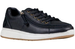 Chic Shoe Store 14 Men's Black Leather BILLY Comfort Lows