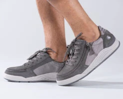 FINAL SALE - Men's Charcoal Suede/Mesh BILLY Comfort Classic Lows -Chic Shoe Store BM20102 021 Studio1 880x704 1