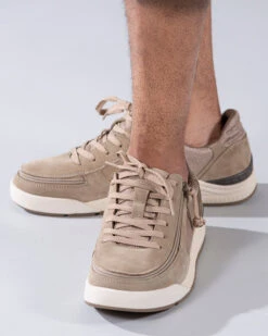 FINAL SALE - Men's Tan Suede/Mesh BILLY Comfort Classic Lows -Chic Shoe Store BM20102 260 Studio2 704x880 1