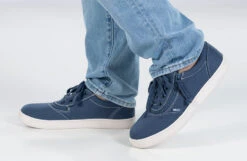 FINAL SALE - Men's Blue/White Stitch BILLY Sneaker Low Tops -Chic Shoe Store BM22128 410 studio standing 1 940x614 e4a18fb2 9482 46ec 85a9 93b77f6b450e