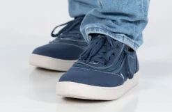 FINAL SALE - Men's Blue/White Stitch BILLY Sneaker Low Tops -Chic Shoe Store BM22128 410 studio standing 2 940x614 426fa339 82e2 4bde 8055 f92d6bbe581e