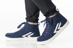 Men's Navy/White BILLY CS Sneaker High Tops -Chic Shoe Store BM22342 410 studio standing 1 940x614 6f8dfdb0 c6d4 4667 bdc4 9b08ffc2e2d4