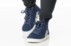 Men's Navy/White BILLY CS Sneaker High Tops -Chic Shoe Store BM22342 410 studio standing 2 940x614 982657da 68ae 462a a2a1 2e0df60c4a5a
