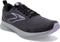 BROOKS Women's Levitate 5 (080 - Ebony/Black/Lilac) -Chic Shoe Store DC8E74C7 64FD 4F4C B2DF 71619C42C770