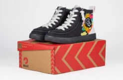 UNI Love Black Multi BILLY Classic Lace High Tops -Chic Shoe Store bk22100 009 on box 1 940x614 52664383458 o