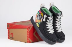 UNI Love Black Multi BILLY Classic Lace High Tops -Chic Shoe Store bk22100 009 on box 2 940x614 52664383718 o